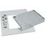 Mounting kit, IZMX16, 3p, withdrawable unit, WxD=425x600mm, grey thumbnail 4