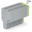 2-conductor female connector Push-in CAGE CLAMP® 1.5 mm² gray, green-y thumbnail 2