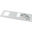 Front cover, +mounting kit, for NZM1, horizontal, 4p, measuring device, H=150mm, grey thumbnail 2