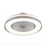 Yoli Silver LED DC Ceiling Fan 40W 2800lm 3CCT Dimmable thumbnail 1