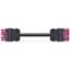 pre-assembled interconnecting cable Eca Socket/plug pink thumbnail 1