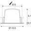 NUMINOS M DL 17,5W 1750lm 4000K 55ø 500mA LED white thumbnail 2