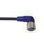 Sensor cable, M12 right-angle socket (female), 3-poles, A coded, PVC s thumbnail 1