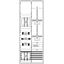 KS4205 Measurement and metering transformer cabinet, Field width: 2, Rows: 0, 1350 mm x 550 mm x 215 mm, Isolated (Class II), IP31 thumbnail 5