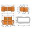 1-conductor male connector CAGE CLAMP® 2.5 mm² orange thumbnail 3