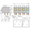 PCB terminal block push-button 2.5 mm² dark gray thumbnail 2