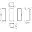 Modular enclosure 1 door IP55 H=1800 W=600 D=600 mm thumbnail 3