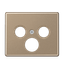 Afdekking SL500 goud brons voor SAT-TV thumbnail 2