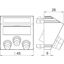 MTS-3R F AL1 Multimedia support video cinch 3x coupling, socket-socket 45x45mm thumbnail 2