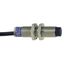 inductive sensor XS2 M12, L55mm, brass, Sn4mm, 12..24VDC, cable 5m thumbnail 1