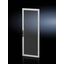 Sheet steel door, one-piece, vented for VX IT, 800x2000 mm, RAL 7035 thumbnail 4
