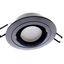 Helium Recessed Light Round Tilting Black thumbnail 2