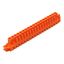 THT female header straight Pin spacing 5.08 mm orange thumbnail 1