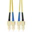 FO Patchcord Duplex SC/SC, 9/125æm OS2, LS0H-3, yellow, 5.0m thumbnail 1