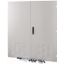 Section door, ventilated IP42, two wings, HxW = 1800 x 1200mm, grey thumbnail 1