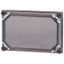 Cap, + door, transparent smoky gray, HxWxD=250x375x25mm thumbnail 1
