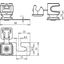 Roof cond. holder f. corrug. sheet roofs prof. 5/8 w. DEHNsnap 8mm StS thumbnail 2