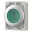 Illuminated pushbutton actuator, RMQ-Titan, Flat, maintained, green, inscribed, Metal bezel thumbnail 3