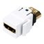 TOOLLESS LINE HDMI Coupler White thumbnail 1