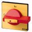 Locking handle, red yellow for T8-3-8342/-. thumbnail 1