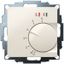 UP room controller, RAL1013 glossy 55x55, 5-30C, AC 230V, 16 A relay output 1 NO contact, PWM / 2 point control, switch, TA, LED displays thumbnail 1