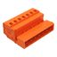 1-conductor male connector CAGE CLAMP® 2.5 mm² orange thumbnail 1