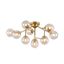 Modern Dallas Ceiling Lamp Gold thumbnail 1