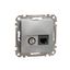 Data + TV sockets, Sedna Design & Elements, RJ45 CAT6 UTP, professional, Aluminium thumbnail 4