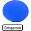 Button plate, flat blue, RELEASE thumbnail 2