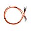 FO Patchcord Duplex ST/ST,62,5/125æm OM1, LS0H, orange, 3m thumbnail 2