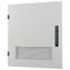 Door to switchgear area, ventilated, right, IP30, HxW=600x1200mm, grey thumbnail 5