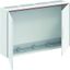 B44 ComfortLine B Wall-mounting cabinet, Surface mounted/recessed mounted/partially recessed mounted, 192 SU, Grounded (Class I), IP44, Field Width: 4, Rows: 4, 650 mm x 1050 mm x 215 mm thumbnail 1