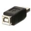 USB 2.0 Type A Male to B Adapter USB Type A Male to B Female thumbnail 1