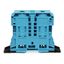 2-conductor through terminal block 185 mm² lateral marker slots blue thumbnail 1