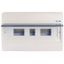 ECO Compact distribution board, surface mounted, 1-rows, 18 MU, IP40 thumbnail 1