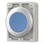 Pushbutton, RMQ-Titan, Flat, momentary, Blue, Blank, Metal bezel thumbnail 2