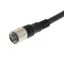 Sensor cable, M8 straight socket (female), 4-poles, PVC robot cable, I XS3F0059F thumbnail 1