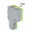 2-conductor female connector Push-in CAGE CLAMP® 1.5 mm² gray, green-y thumbnail 2