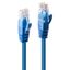 0.5m Cat.6 U/UTP Network Cable, Blue RJ45, M/M, 250MHz, Copper thumbnail 1