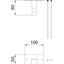 SAISSF Hose connection for installation columns F 100x50x80mm thumbnail 2