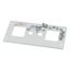 Front cover, +mounting kit, for meter 2x72 +2S, HxW=150x425mm, grey thumbnail 4