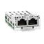 communication module Ethernet Powerlink, Altivar, 10/100Mbps, 2 x RJ45 connectors thumbnail 4