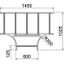 LT 660 R3 A4 T piece for cable ladder 60x600 thumbnail 2