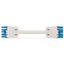 pre-assembled interconnecting cable Eca Socket/plug blue thumbnail 3