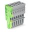 1-conductor female connector CAGE CLAMP® 4 mm² gray, green-yellow thumbnail 1