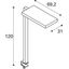 WORKLIGHT TL, Table lamp silver 79W 7600lm 4000K CRI80 80° thumbnail 1