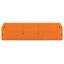 End and intermediate plate 2.5 mm thick orange thumbnail 5