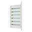 Complete flush-mounted flat distribution board, white, 24 SU per row, 6 rows, type E thumbnail 2