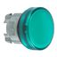 Harmony XB4, Pilot light head, metal, green, Ø22, plain lens for integral LED thumbnail 1
