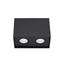 CHLOE DUO 2XGU10 IP20 rectangle black regulated eye thumbnail 19